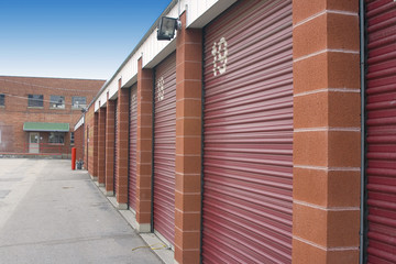 Fototapeta premium Mini Storage Unit Doors