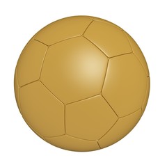 gold 3d football