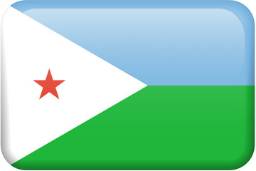 Djibouti Flag Button