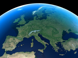 Europe as seen from space