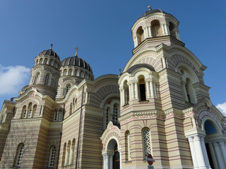 Fototapeta na wymiar Kościół w Rydze / Łotwa