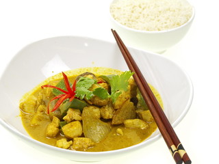 indischen hühnchen curry