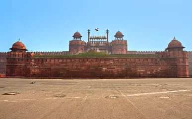Kissenbezug Rotes Fort, Alt-Delhi, Indien. © Luciano Mortula-LGM