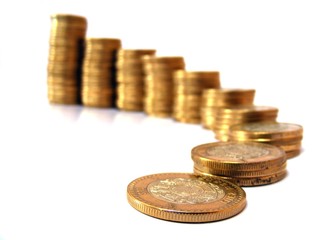 escalera de monedas