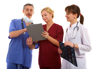 two doctors and nurse