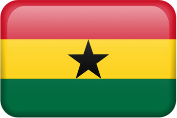 Ghana Flag Button