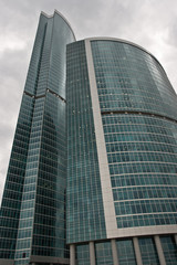 Fototapeta na wymiar Sky-scrapers in Moscow City