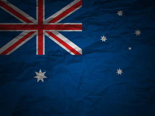 grunge background Australia flag