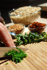 Fresh Herbs in the Kitchen