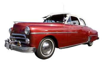Obraz na płótnie Canvas Red Vintage Car