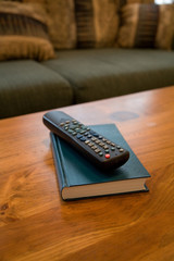 Remote Control and coffee table