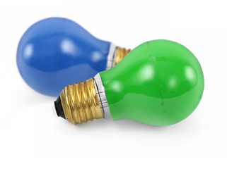 two light bulbs