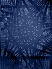 Blue Vector Shape Background