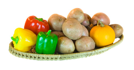 Capsicum potatoes and squash