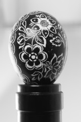 Black Easter egg