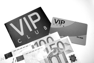 Very important person, vip. money