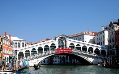 Venezia rialto bridge - obrazy, fototapety, plakaty