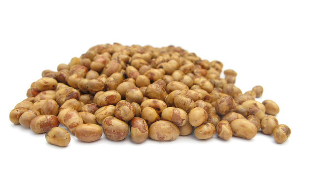 Soybean Soya Bean Isaolted On White Background