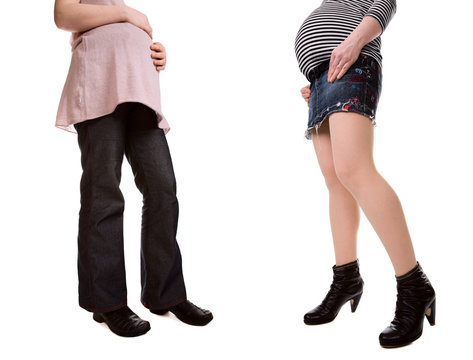 High heels vs flat shoes when pregnant