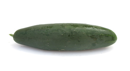Cucumber perfect isolated in white studio