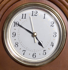 Almost quiting time clock at 4:50