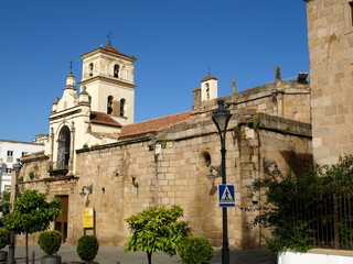 Fototapeta na wymiar Concatedral de Santa María en Mérida