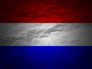grunge background Netherlands flag