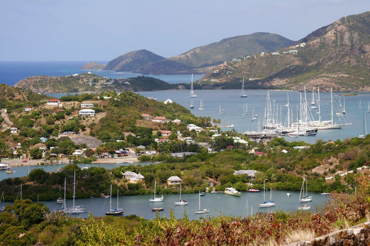 Falmouth bay and english harbour, Antigua