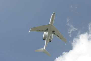 WHITE AIRPLANE