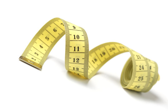 tailor measuring tape isolated