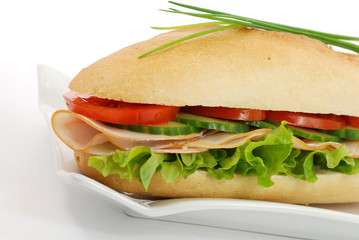 Snack mit frischem Gemüse