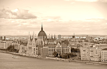 Budapest, the Parliament building