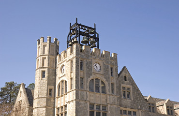 Fototapeta na wymiar Bell Tower and Clock