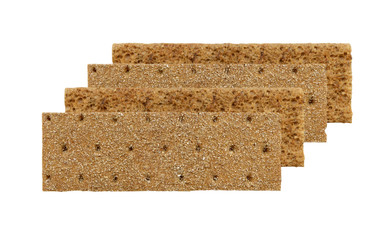 biscuits (crackers) isolated on white background