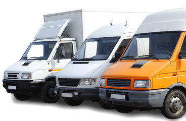 three vans