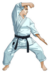 Karaté illustration