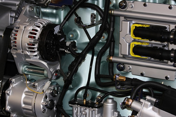 Fototapeta premium truck engine