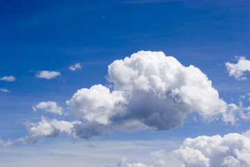 Naklejka na ściany i meble Clouds in a blue sky