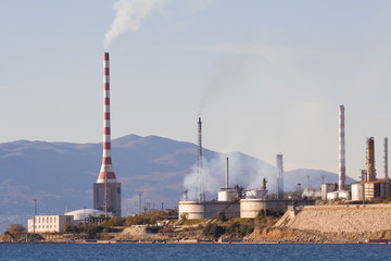 hydroelectric power station - industry plant