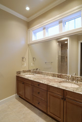 Master Bathroom with Double Vanity