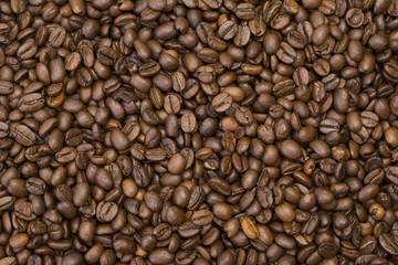 Coffee beans background