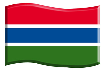 Drapeau de la Gambie