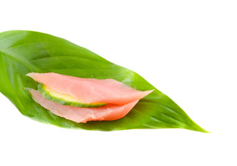 sushi. Isolation on a white background.