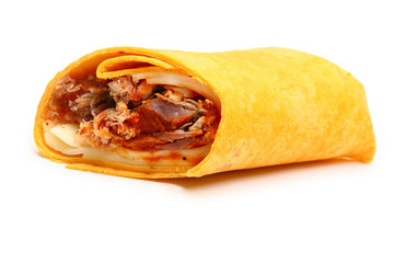 Pulled Pork and Provolone Wrap