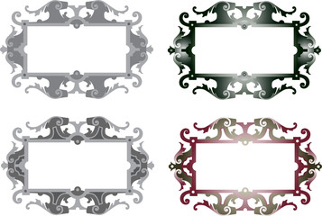 decorative frame vector illustration