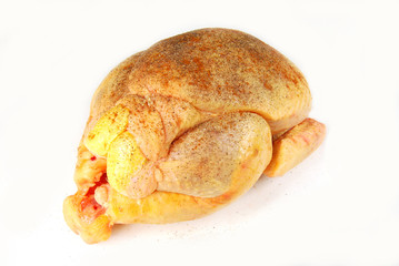poulet cru prêt a cuire