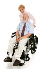 Senior Disabled Man & Wife