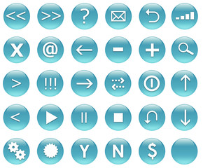 Navigation Icons for Applications and Web