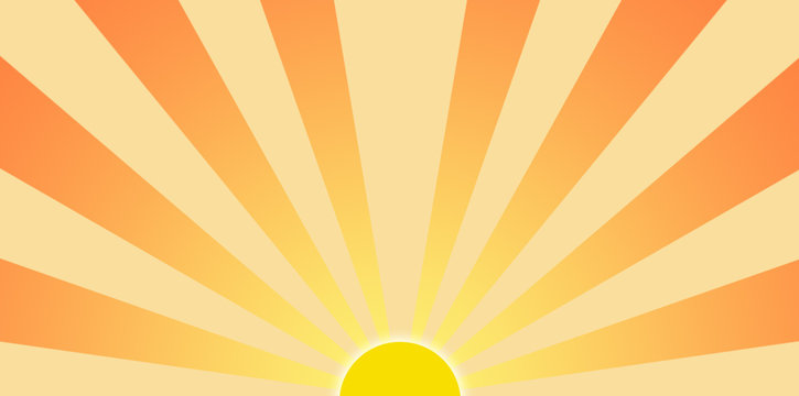 Setting Sun Graphic Clip Art