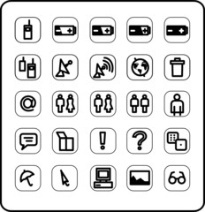 Web and internet icons